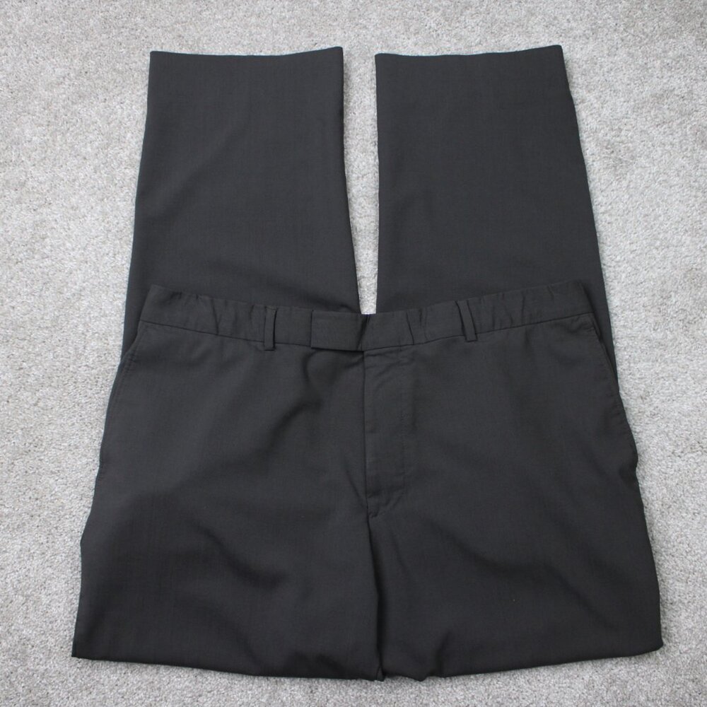 BOSS‎ Hugo Boss Pants Mens 36x32 Brown James Brown Virgin Wool Cotton Lined